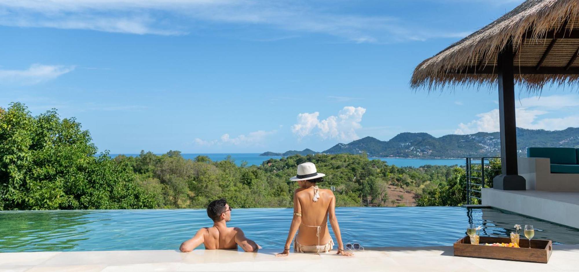 Baan Kimsacheva - Seaview Private Villa Choeng Mon Bagian luar foto