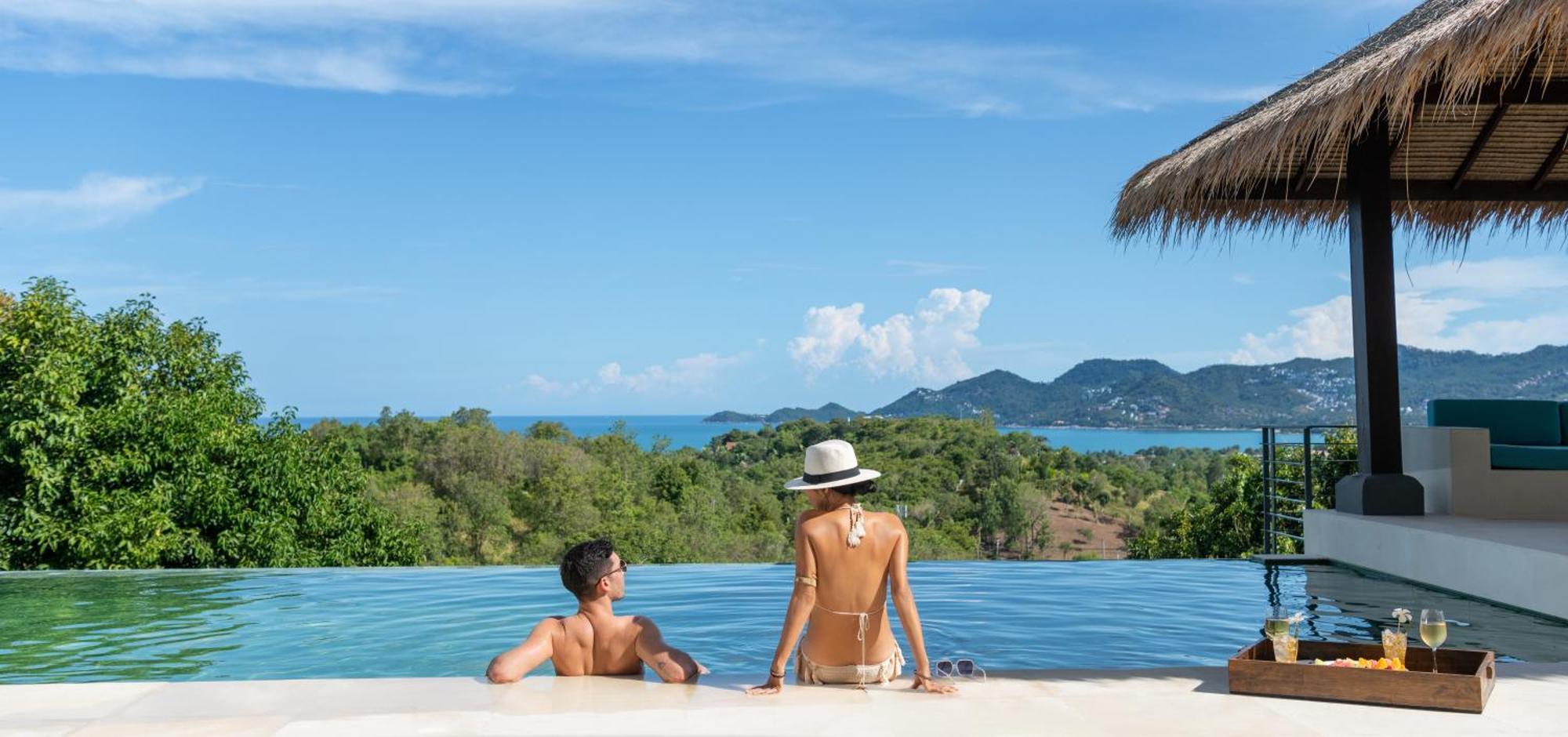 Baan Kimsacheva - Seaview Private Villa Choeng Mon Bagian luar foto